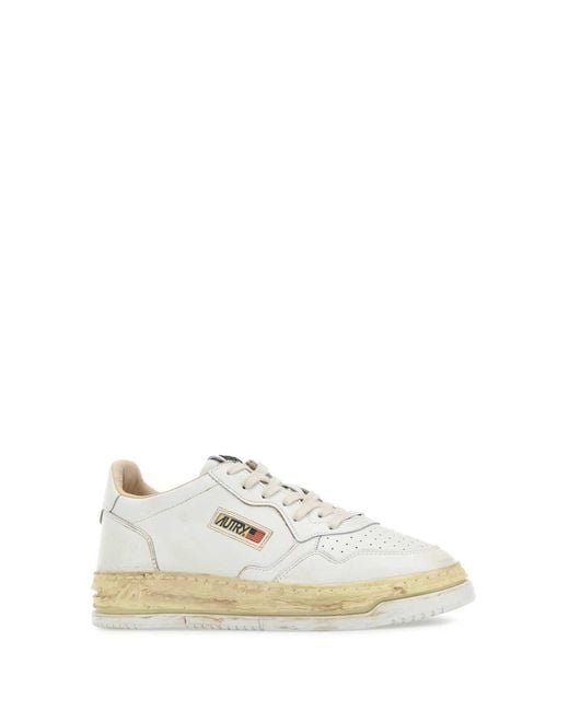 Autry White Leather X Maison Mihara Yasuhiro General Scale Supvint Sneakers for men