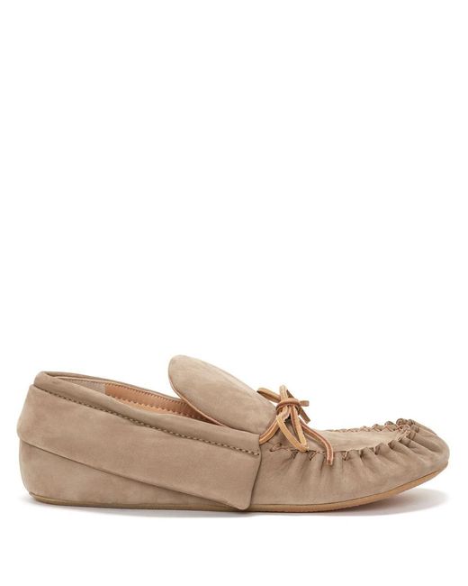 J.W. Anderson Brown Loafer Flat Shoes