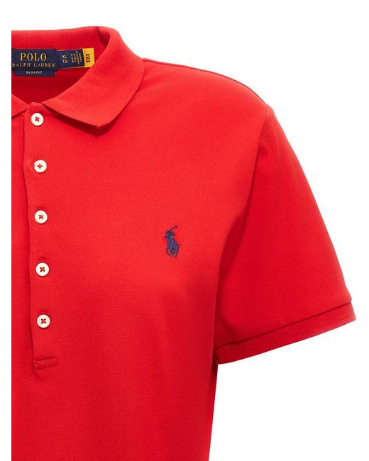 Polo Ralph Lauren Red T-Shirts And Polos