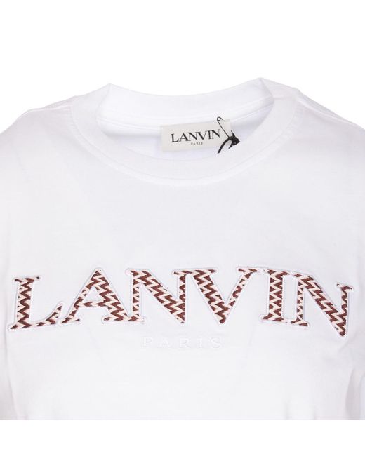 Lanvin White T-Shirts And Polos