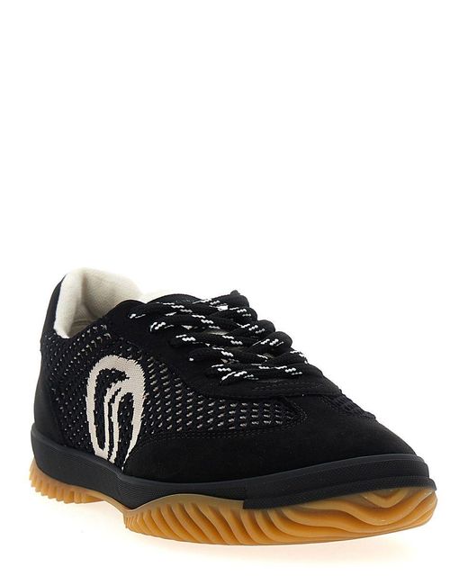 Stella McCartney Black S-Wave Sport Sneakers