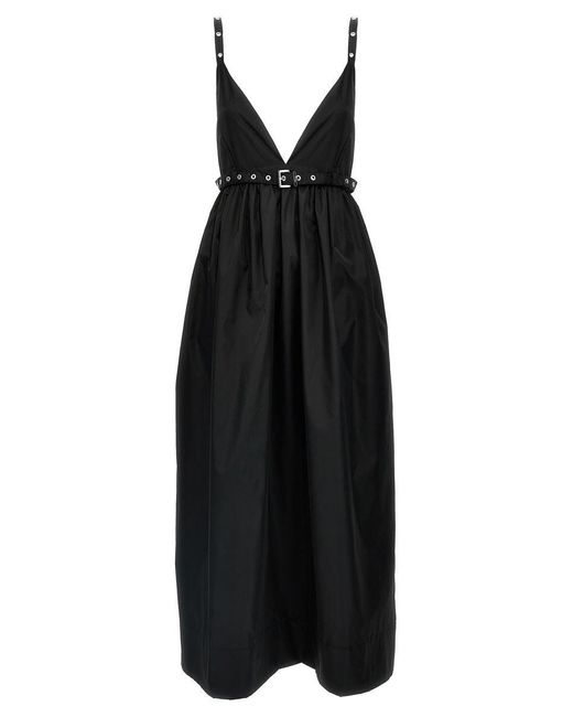 Ganni Black Strappy Dress