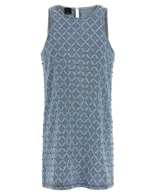 Pinko Blue 'Amorino' Dress