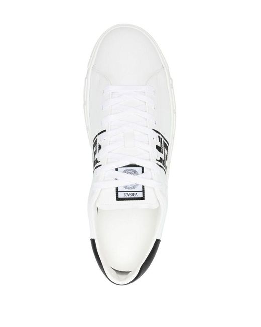 Versace White Greek Sneaker for men