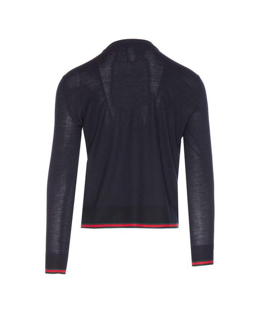 Gucci Blue Knitwear for men