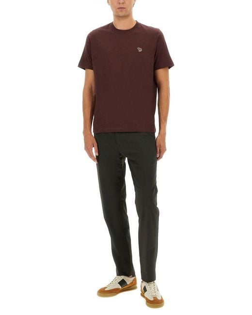 Paul Smith Brown Regular Fit T-Shirt for men