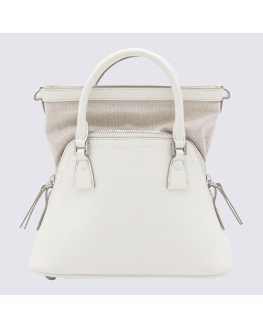 Maison Margiela White Leather Mini 5ac Shoulder Bag