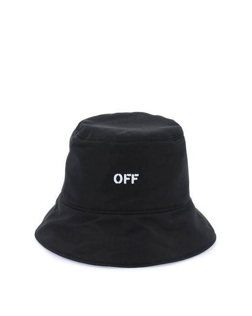 Off-White c/o Virgil Abloh Black Bookish Bucket Hat for men