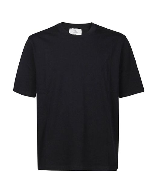 AMI Ami Paris T-shirts And Polos Black for Men | Lyst