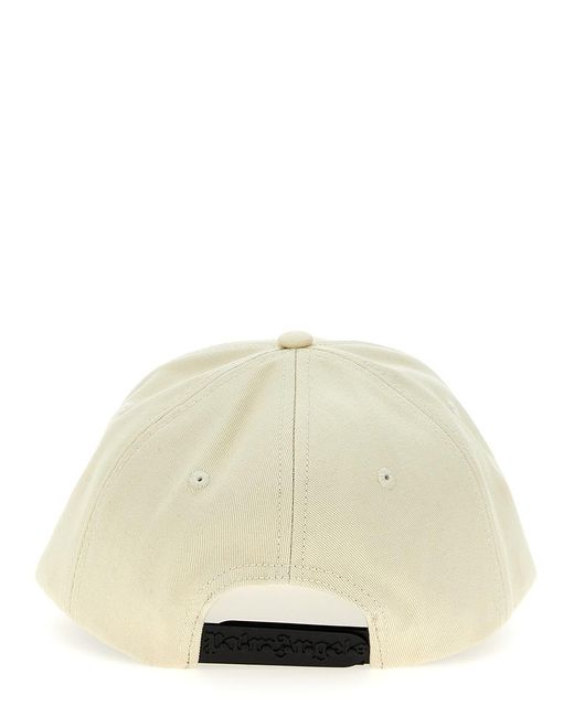 Palm Angels Natural Classic Logo Hats for men