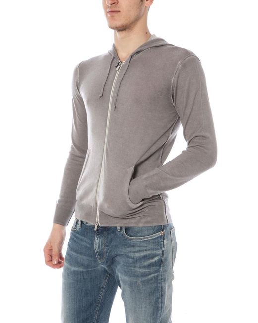 Armani Jeans Gray Sweatshirt Hoodie for men