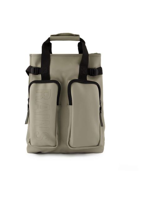 Rains Green Texel Tote Backpack W3