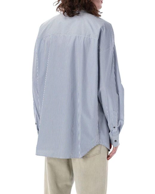 DIESEL Blue S-Douber Shirt for men