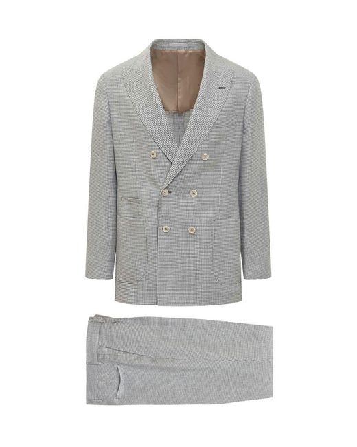 Brunello Cucinelli Gray Two Piece Dress for men