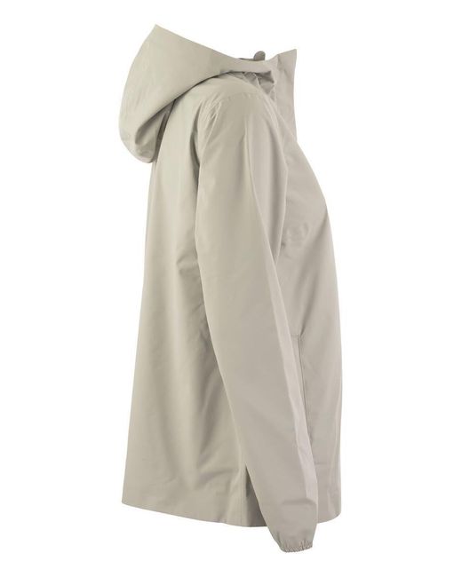 K-Way Gray Marguerite Stretch - Hooded Jacket