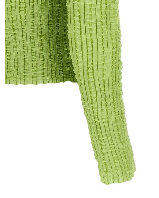 Issey Miyake Green 'Jellyfish Pleats' Sweater