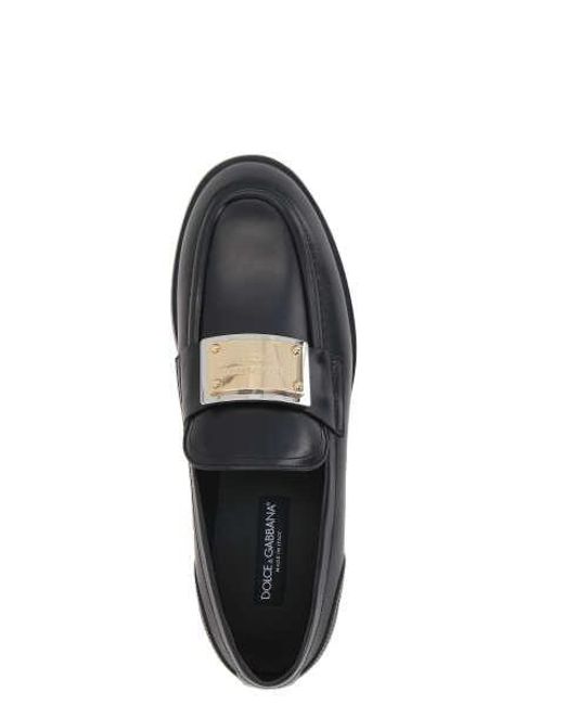 Dolce & Gabbana Black Flat Shoes for men