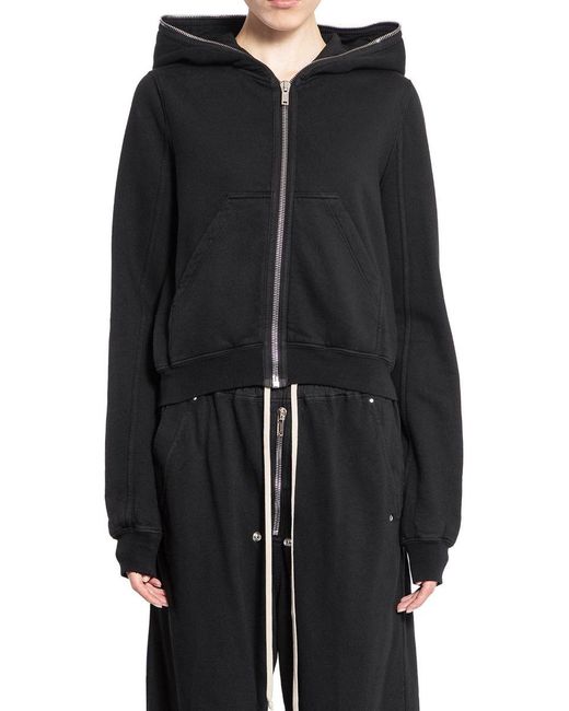 Rick Owens Black Hooded