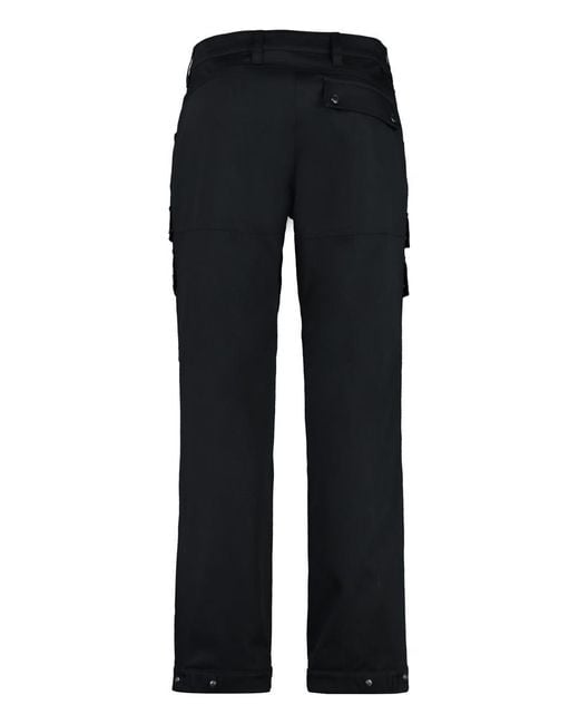 Burberry Black Cotton Cargo-trousers for men
