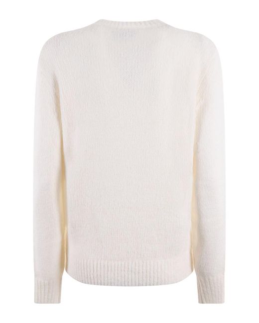 Mc2 Saint Barth White Sweater