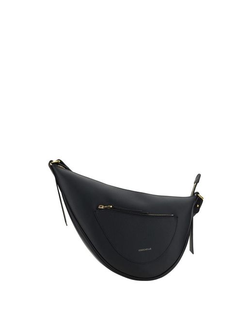 Coccinelle Black Snuggie Shoulder Bag