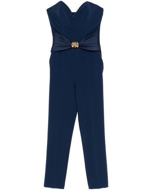 Elisabetta Franchi Blue Elegant Trousers