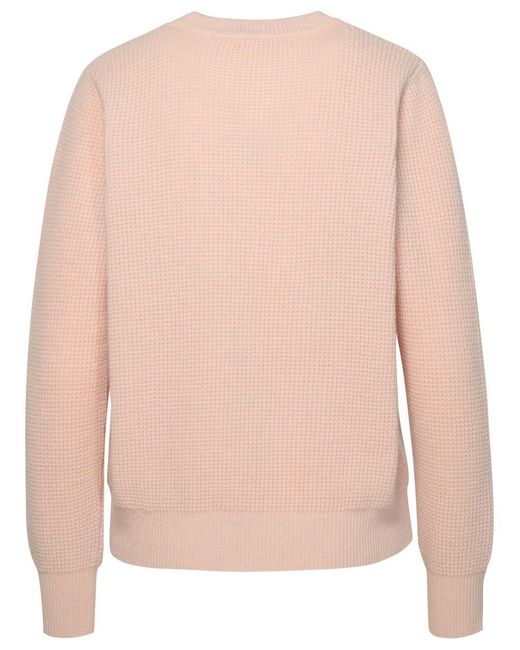 Maison Kitsuné Pink Wool Sweater