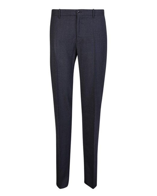 Incotex Blue Trousers for men