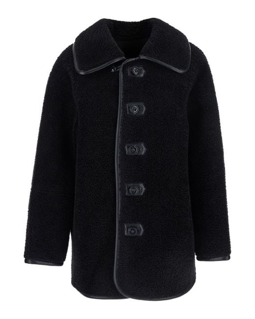 Low Classic Black Jacket With Reversible Design