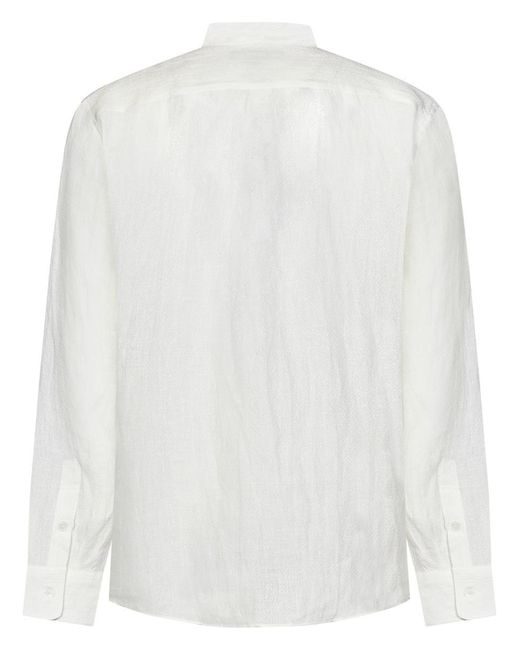 Sease White Fish Tail Shirt for men