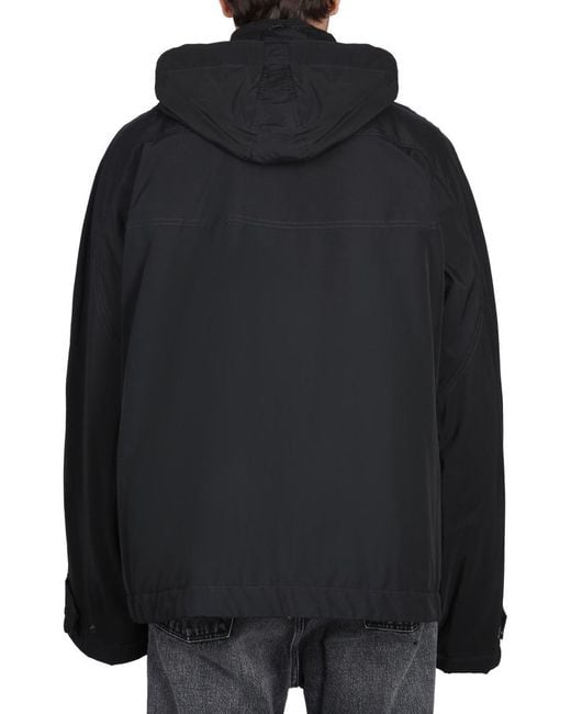 Balenciaga Black Bb Icon Kick Parka for men