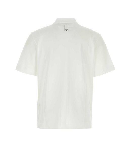 Fendi White Polo Shirts for men