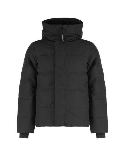 Canada Goose Black Macmillan Technical Fabric Parka for men