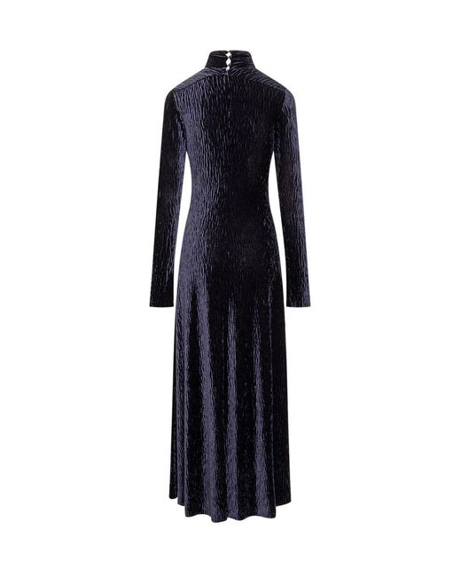 Forte Forte Blue Velvet Long Dress