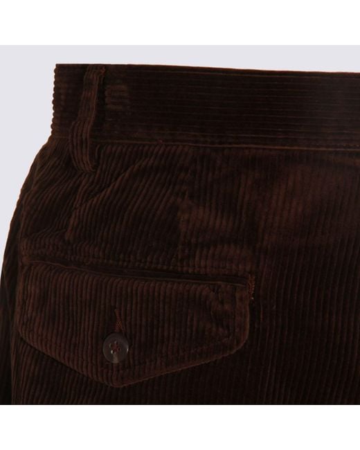 Polo Ralph Lauren Black Dark Cotton Pants for men