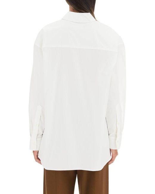 Loulou Studio White 'espanto' Oversized Cotton Shirt