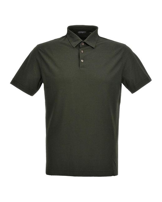 Zanone Green T-Shirts And Polos for men