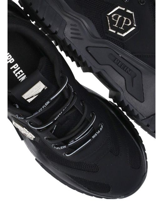 Philipp Plein Black Sneakers for men