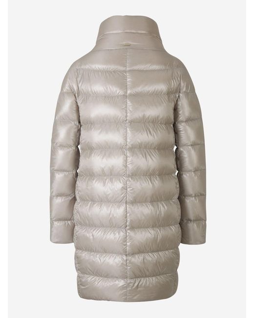 Herno Gray Dora Quilted Jacket