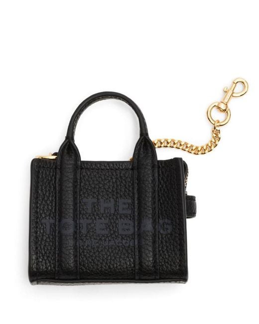 Marc Jacobs Black The Nano Tote Bag Charm