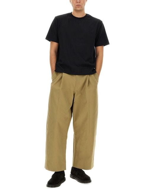 Studio Nicholson Natural Pants "Sorte" for men