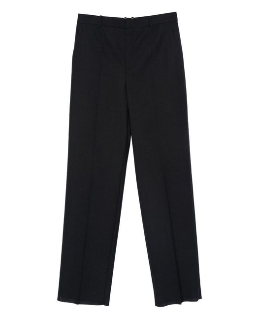 Saint Laurent Blue Wool Trousers for men