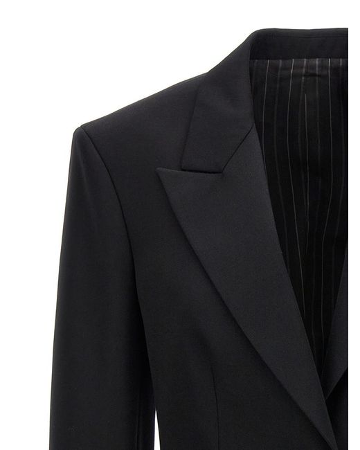 The Attico Black Glen Blazer And Suits