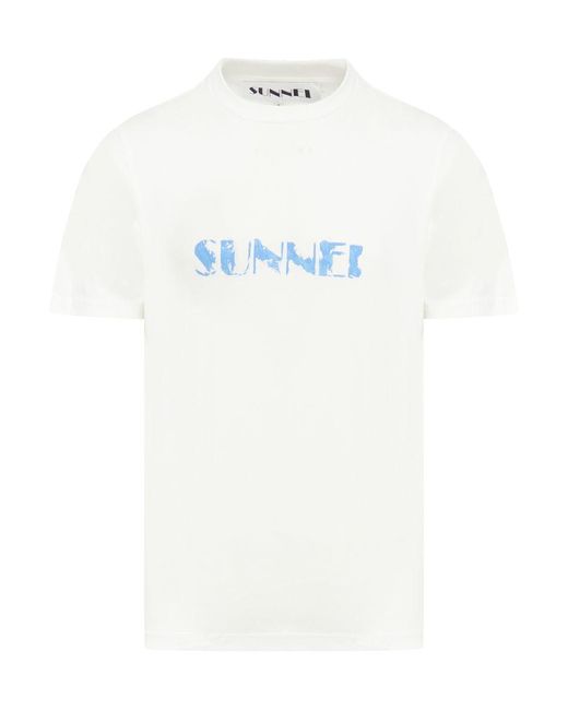Sunnei White T-shirts for men