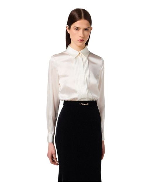 Elisabetta Franchi Black Carpet Ivory And Dress