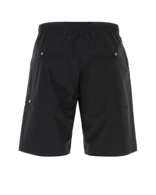 Stone Island Black Shorts for men