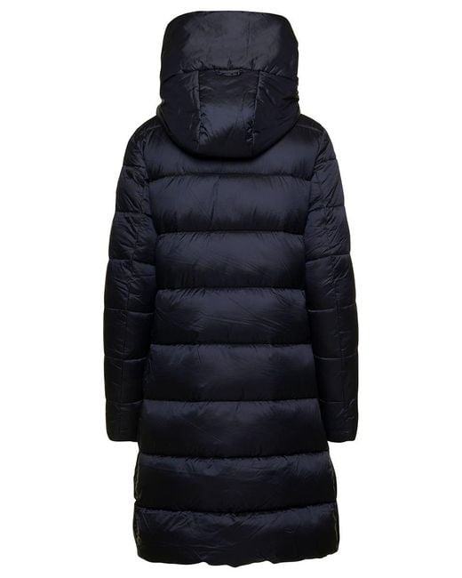 Save The Duck Blue Lysa Long Puffer
