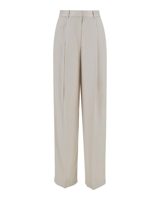 Theory Gray Pants With Pinces Detail