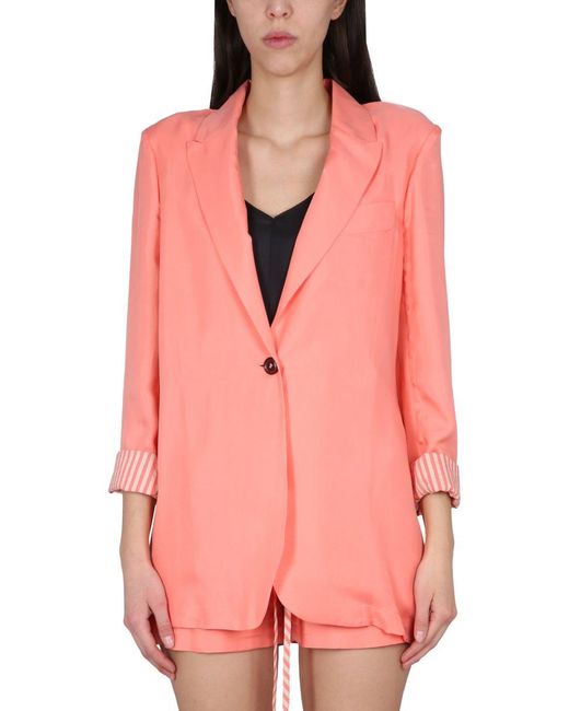 Alysi Pink Twill Jacket