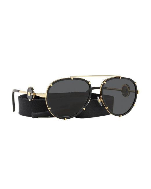 Versace Black Medusa Ve2232 Sunglasses